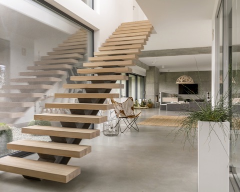 menuiserie, escalier sur mesuer bois