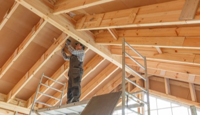 Charpente lamellé-collé